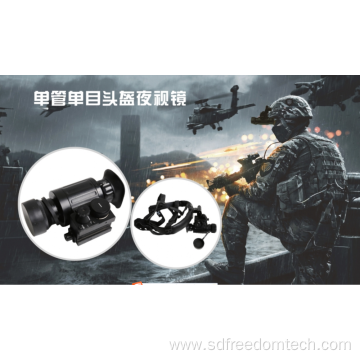 Monocular helmet night vision goggles